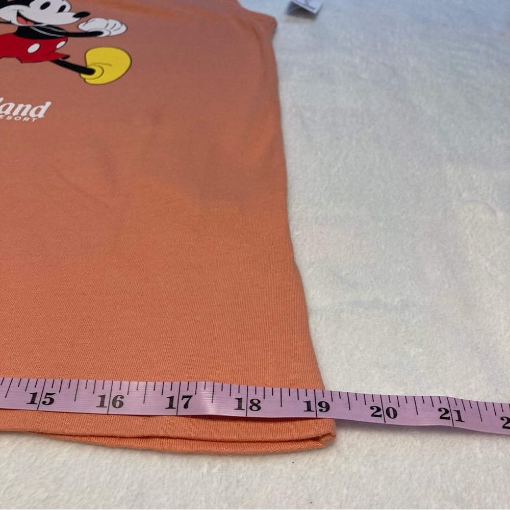 Disney Parks Disneyland Peach Orange Tank Top Women Sizes XS, M, 2X - Picture 8 of 14